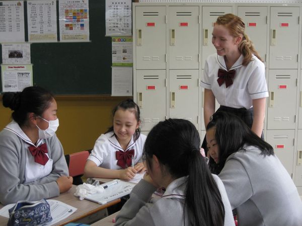 中学校3年生 留学生との交流授業 Baikaダイアリー 梅花中学校 梅花高等学校