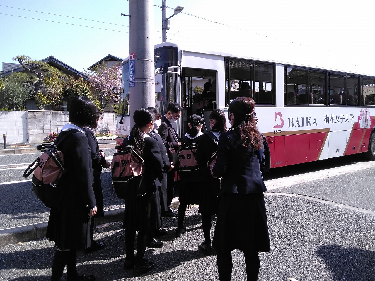中学1年生 梅花女子大学 茨木ガーデンキャンパス 見学 Baikaダイアリー 梅花中学校 梅花高等学校