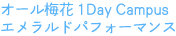 オール梅花1day campusエメラルドパフォーマンス